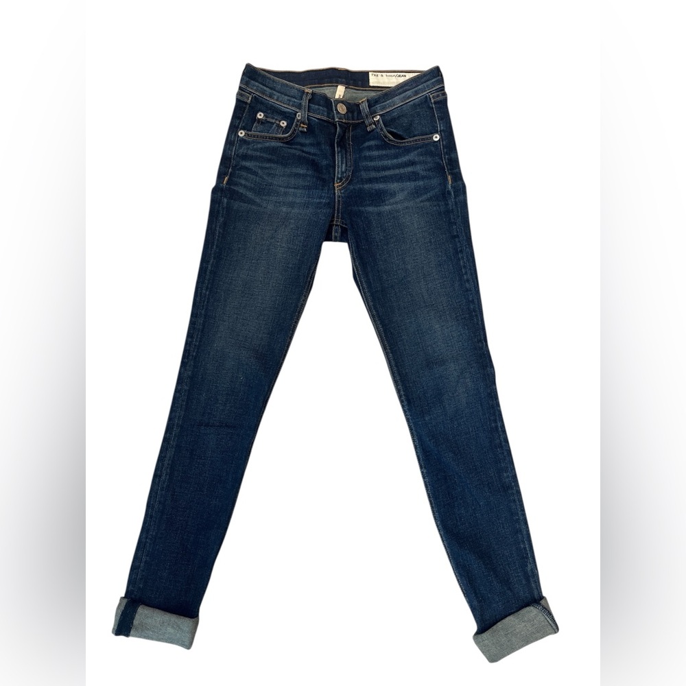 Rag & Bone Skinny Jeans Dark Wash Size 24 Cotton Blend NWOT